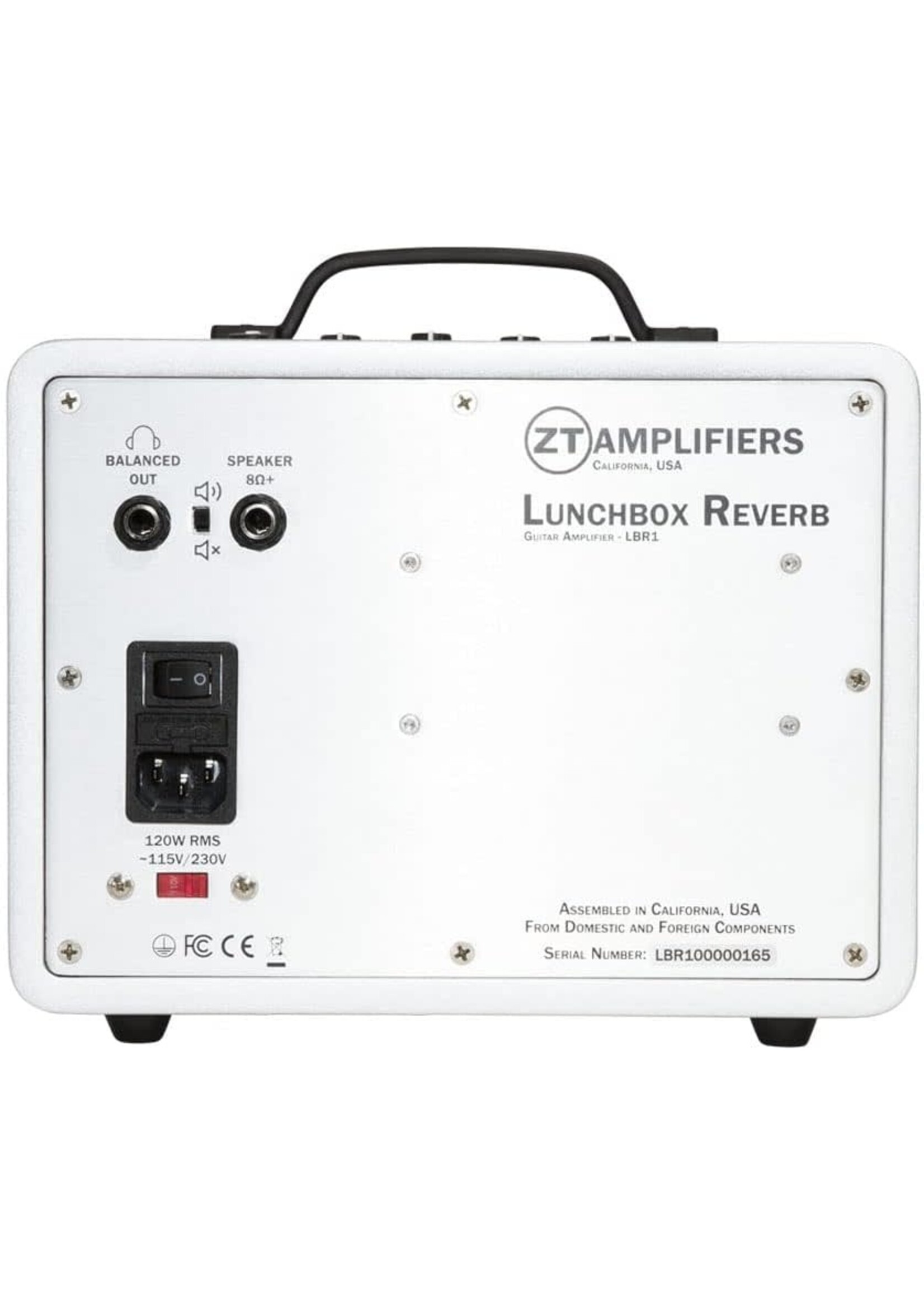 ZT Amplifiers ZT Amplifiers LBR1S Lunchbox Reverb Combo Amp