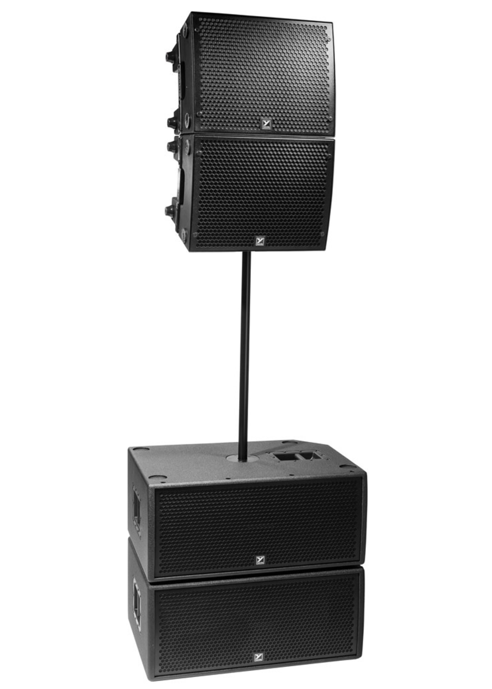 Yorkville Yorkville Sound PSA1 1200W compact array loudspeaker 4 x 6" woofers & 2 x 1" drivers on a Paraline lens.