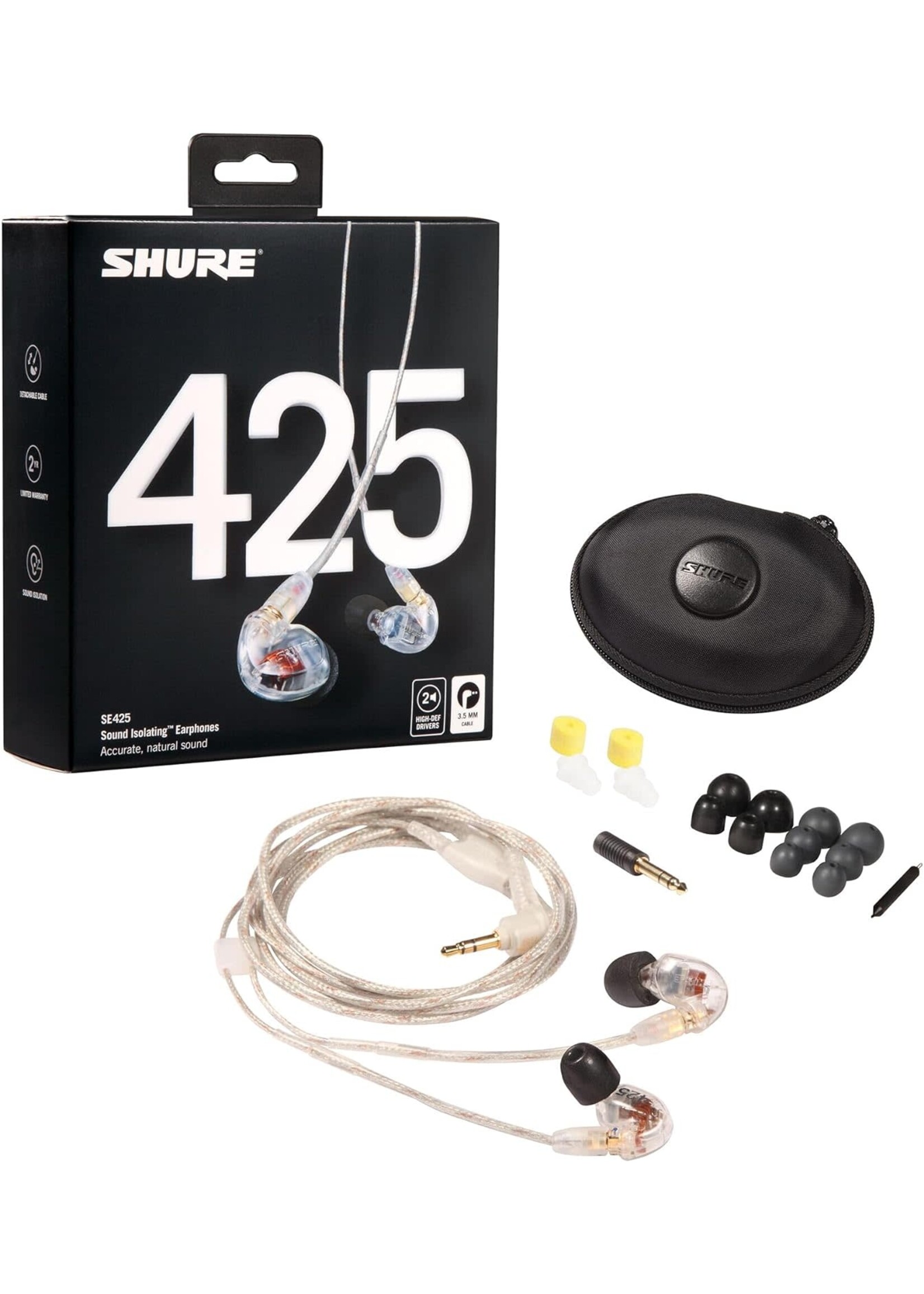Shure Shure SE425-CL Professional Sound Isolating Earphones