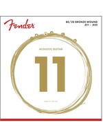 Fender Fender 0730070405 80/20 Bronze Acoustic Strings, Ball End, 70CL .011-.052 Gauges, (6)