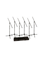 JamStands Jamstands JS-MCFB6PK 6pack Tripod Mic Stand Bundle