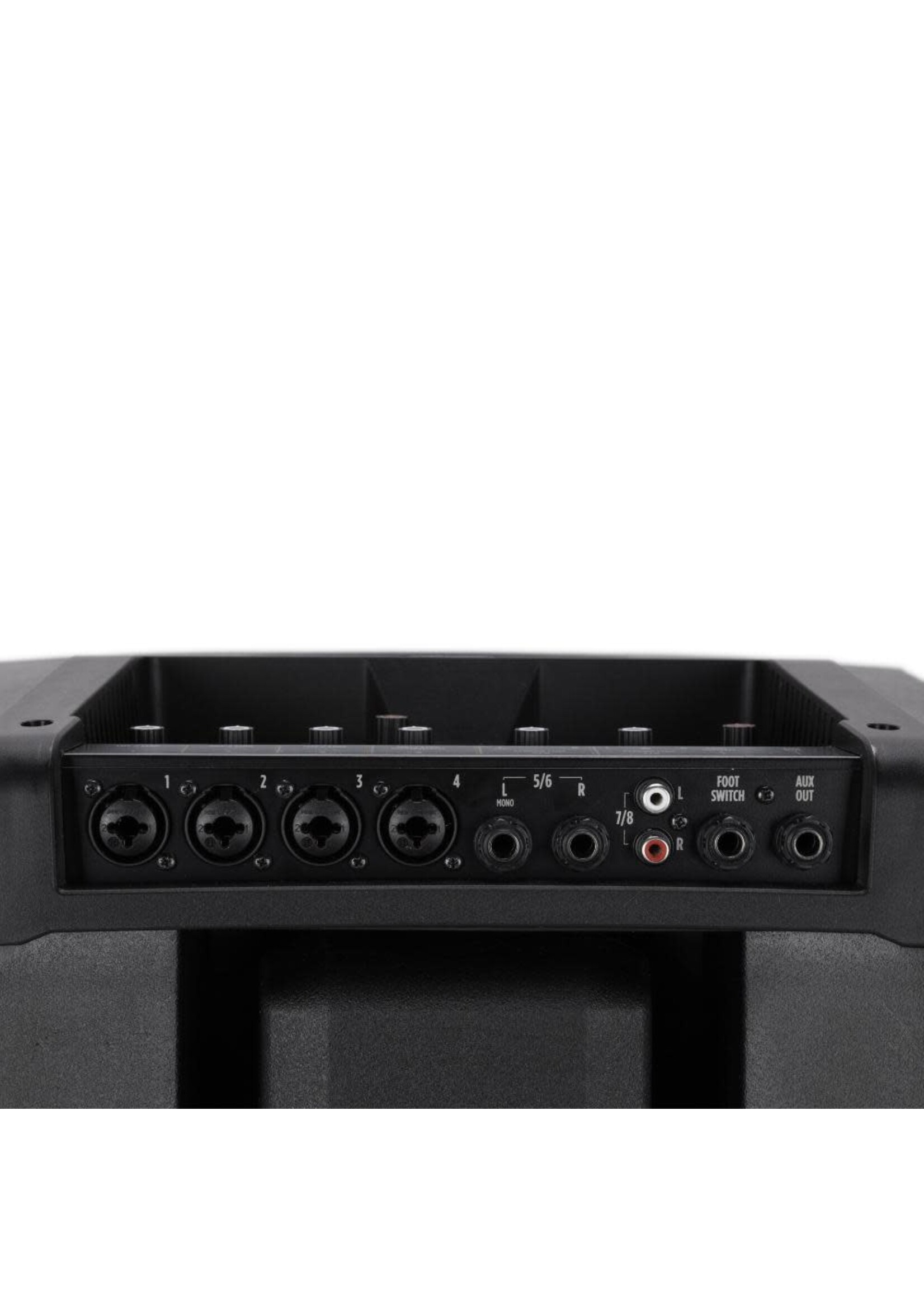 RCF RCF EVOX-JMIX-8 Composite Active Portable PA System with 8 Channel Bluetooth Mixer, Black
