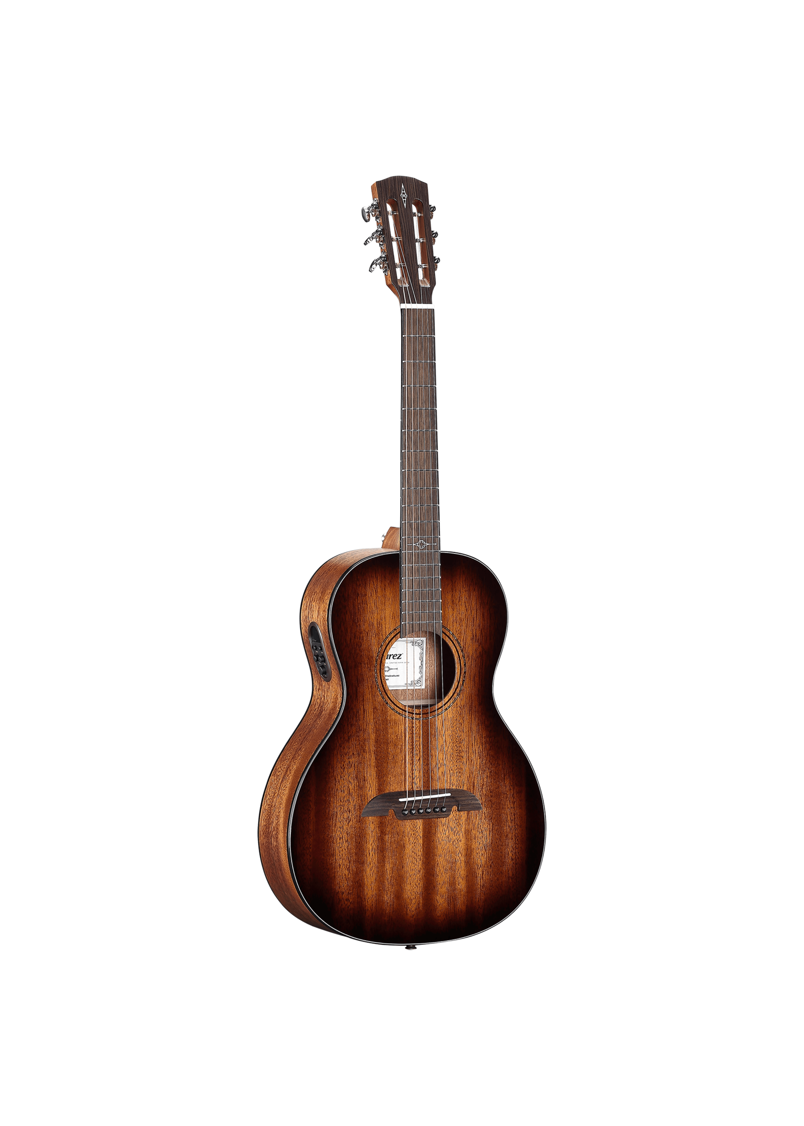 Alvarez Alvarez AP66e Solid Top Acoustic Electric Guitar, Parlor Size, Shadowburst