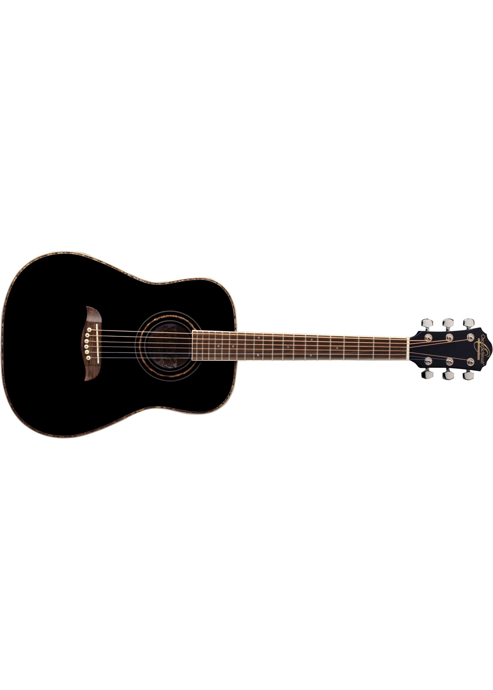 Oscar Schmidt Oscar Schmidt OGHSB-A-U 1/2 Size Dreadnought Acoustic Guitar, Black