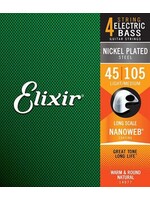 Elixir Elixir 14077 Nanoweb Bass Strings 45-105 Nickel Plated