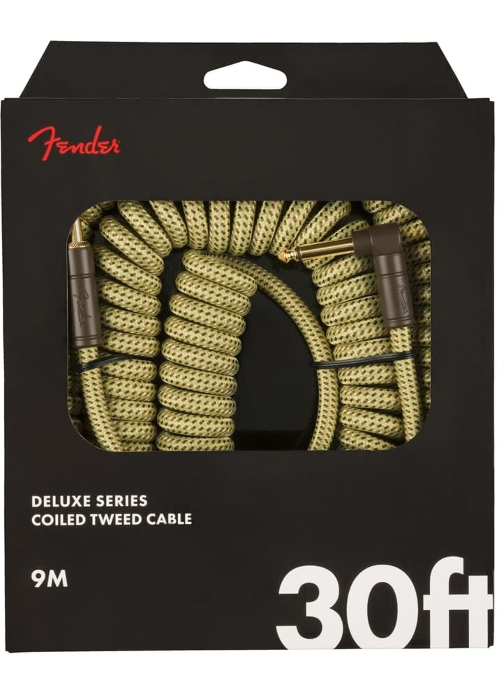 Fender Fender Deluxe Coil Cable, 30', Tweed