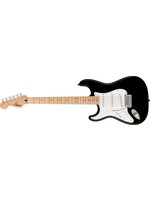 Squier Squier 0373162506 Sonic Stratocaster Left-Handed, Maple Fingerboard, White Pickguard, Black
