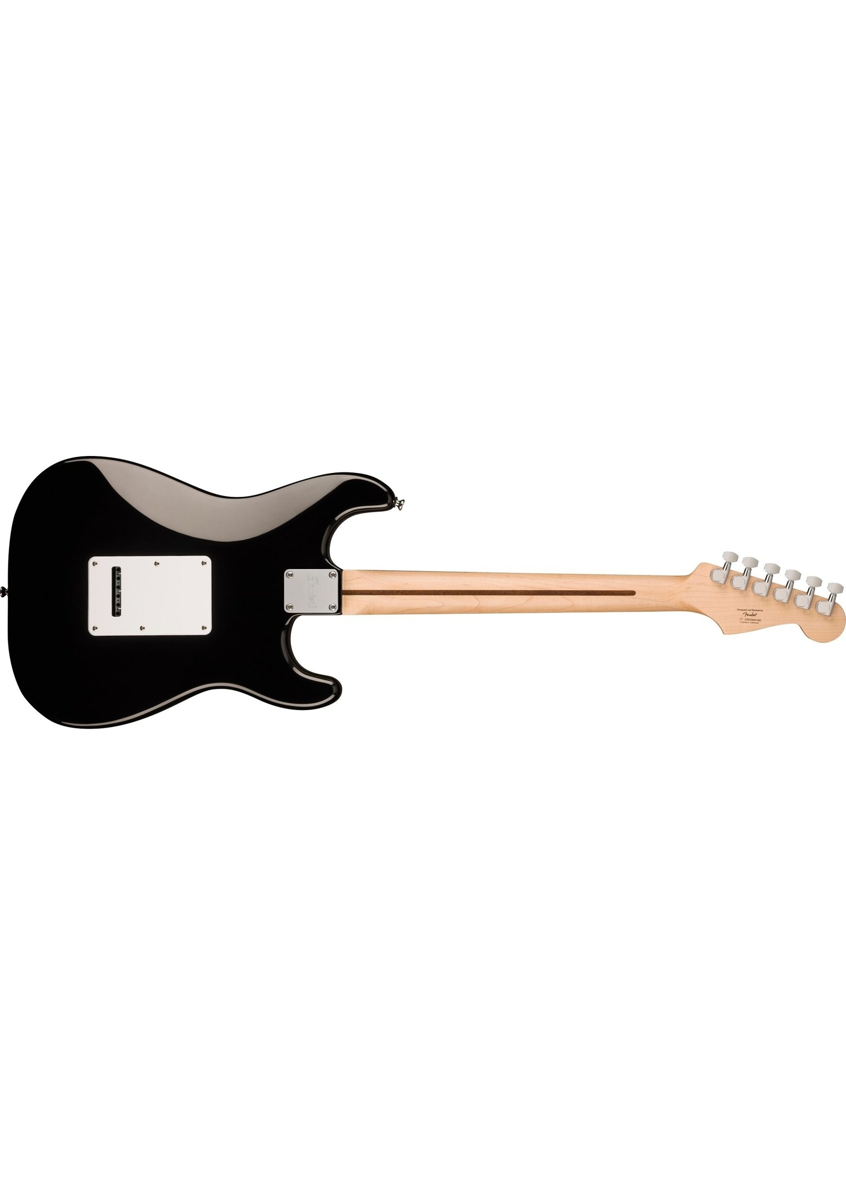 Squier Squier Sonic Stratocaster Left-Handed, Maple Fingerboard, White Pickguard, Black