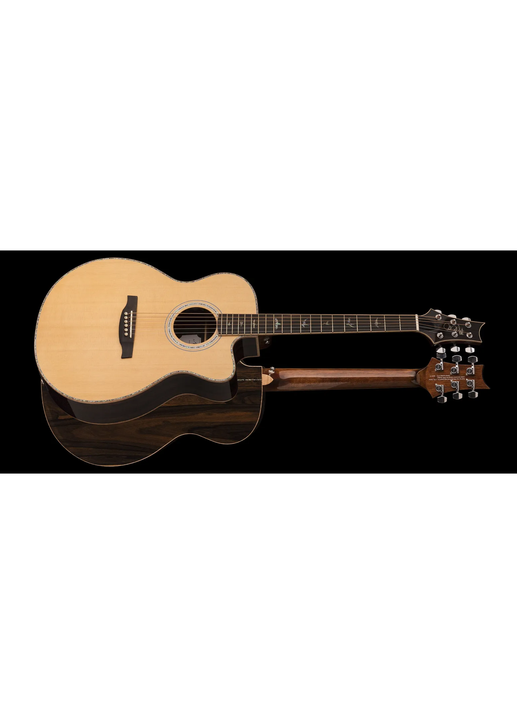 PRS PRS SE A60E Angelus Acoustic-Electric Guitar,  Natural