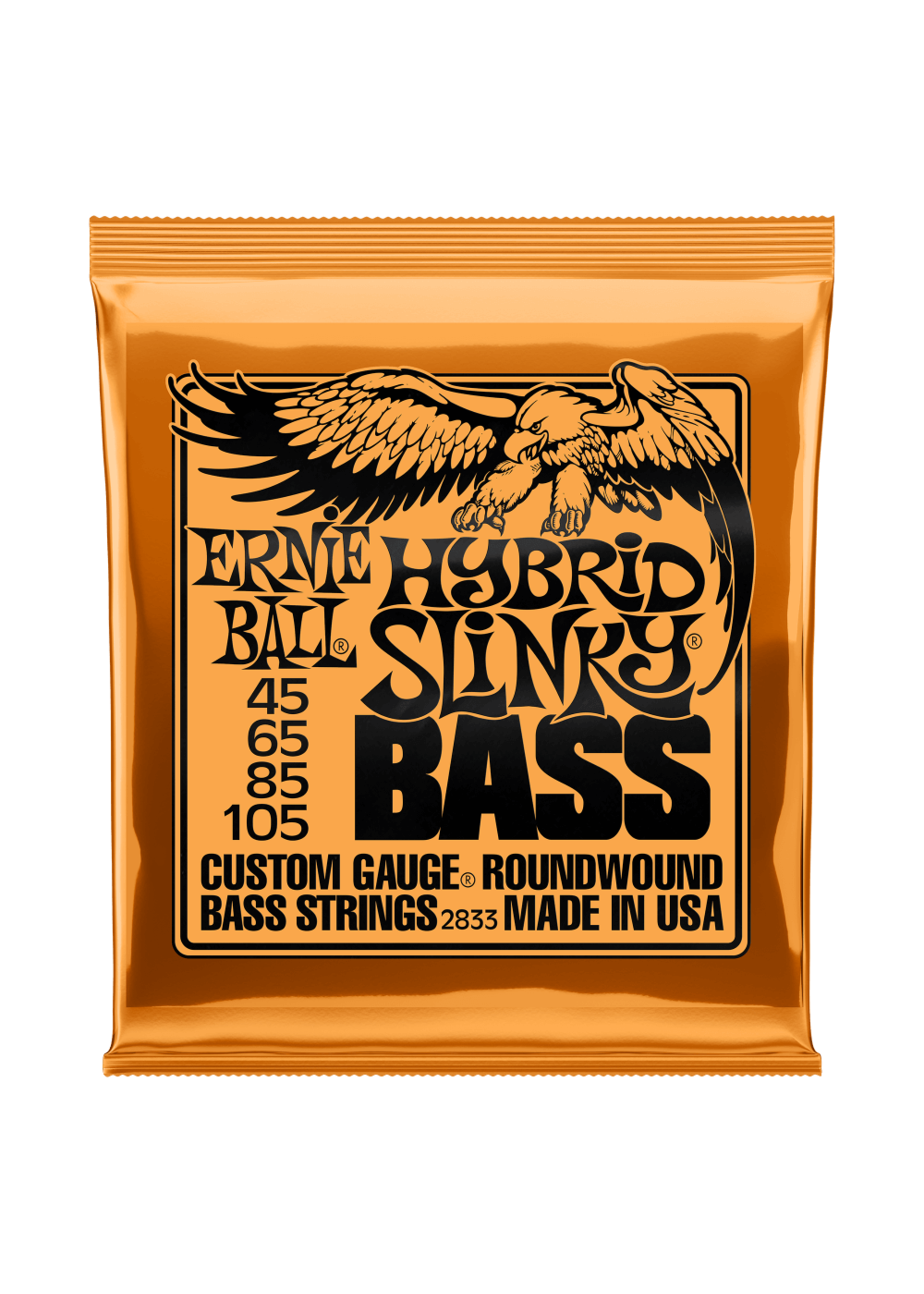 Ernie Ball Ernie Ball  P02833 Hybrid Slinky Nickel Wound Bass Strings 45-105