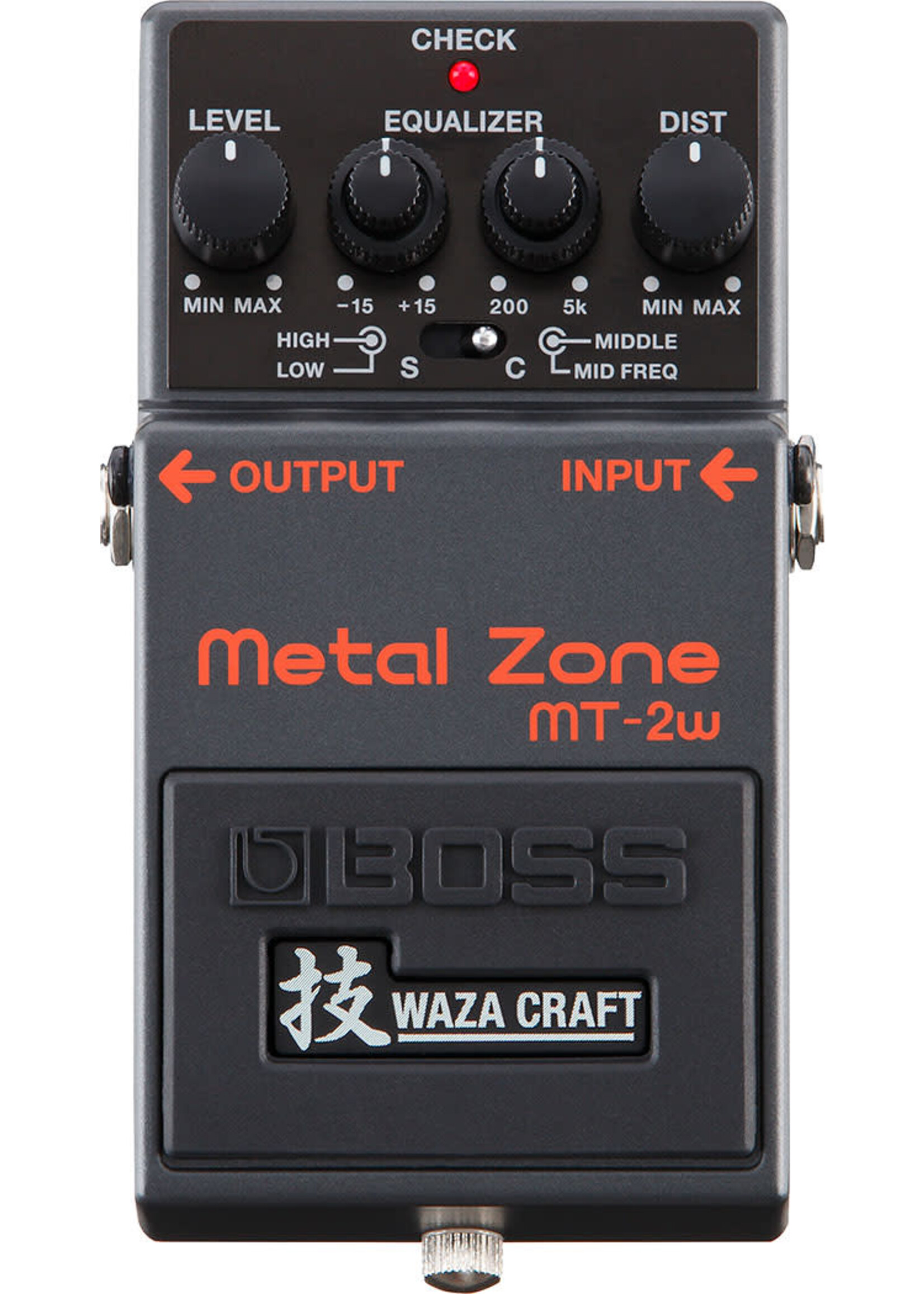 Boss Boss MT-2W Waza Craft Metal Zone Distortion Effects Pedal