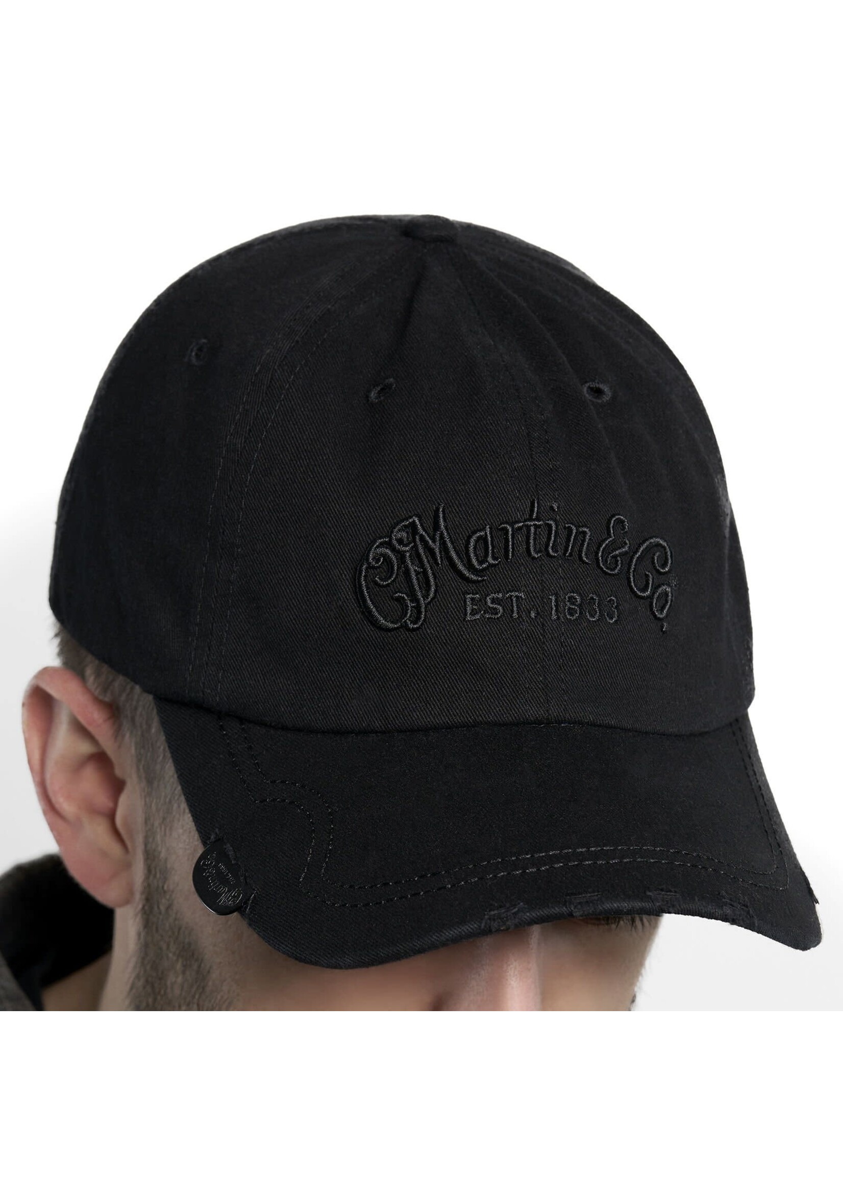 Martin Martin 18NH0064 Tone on Tone Black Pick Hat