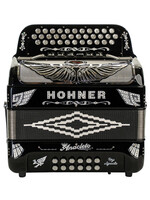 Hohner Hohner Anacleto Rey Aguila Two Tone FBE/EAD Compact Accordion,  Manetti Reeds Black