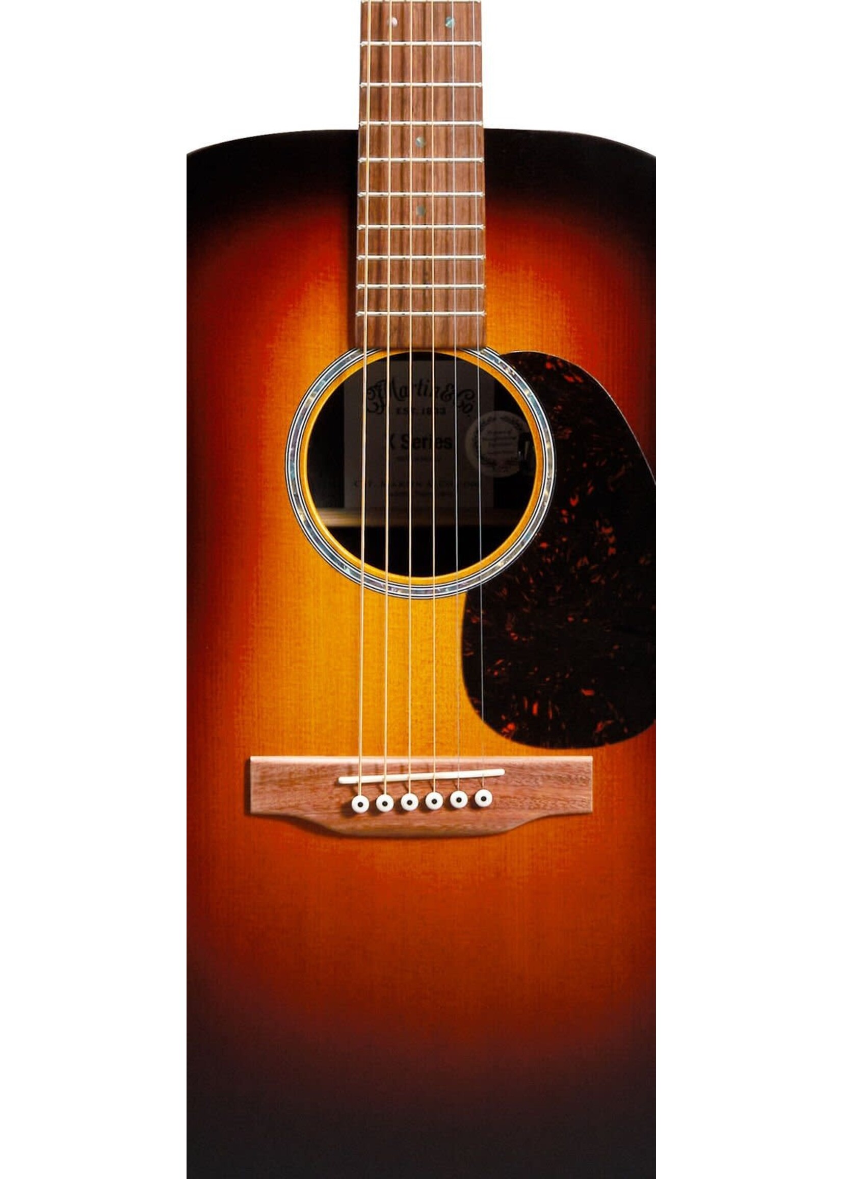 Martin Martin D-X2E Ziricote Burst Acoustic Electric Guitar With Softshell Case