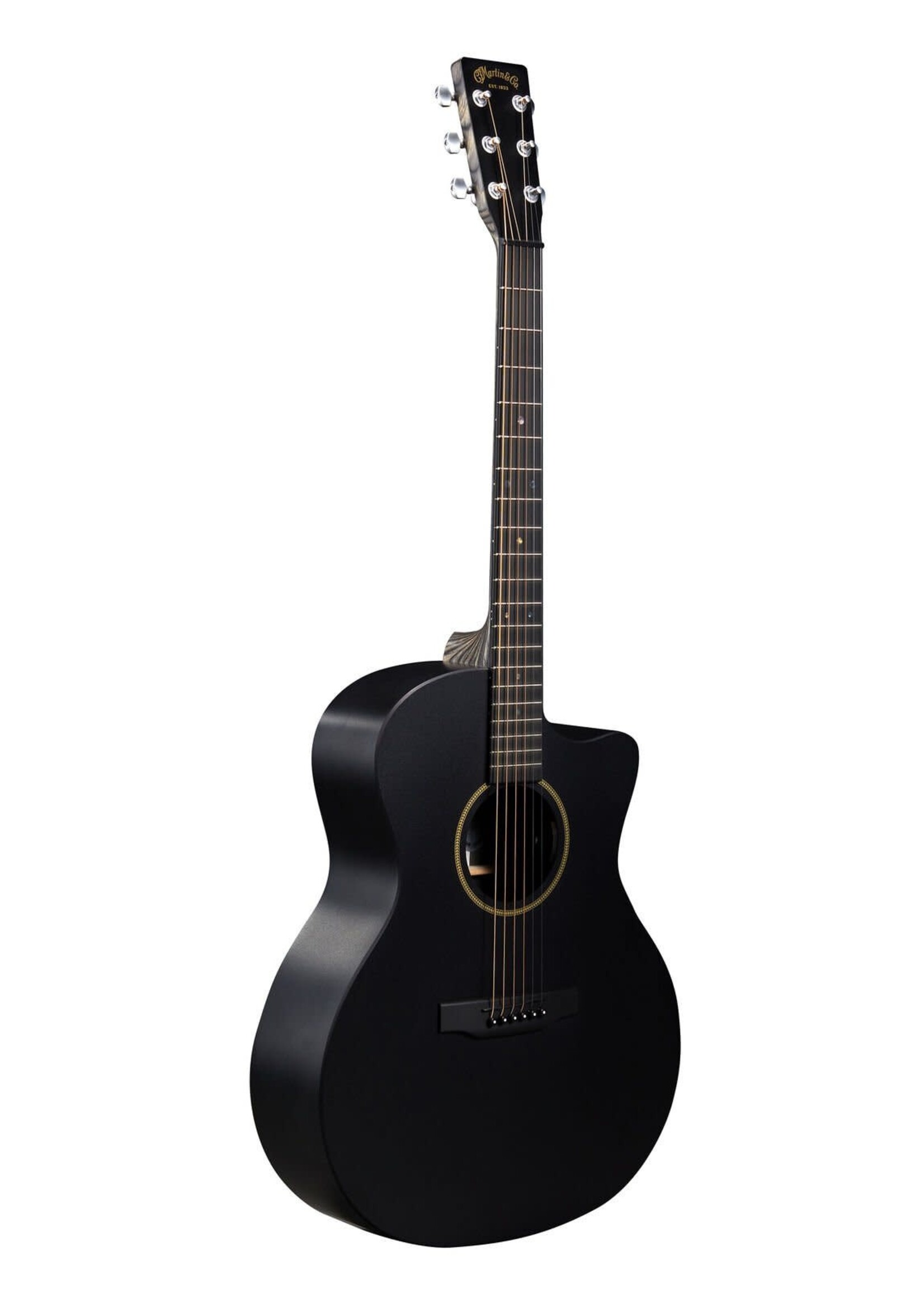 Martin Martin GPC-X1E Acoustic-Electric Guitar W/Soft Case, Black/Black