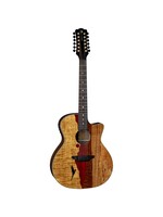 Luna Luna VISTA EAGLE 12 Tropical Wood 12 String Acoustic/Elec With Case
