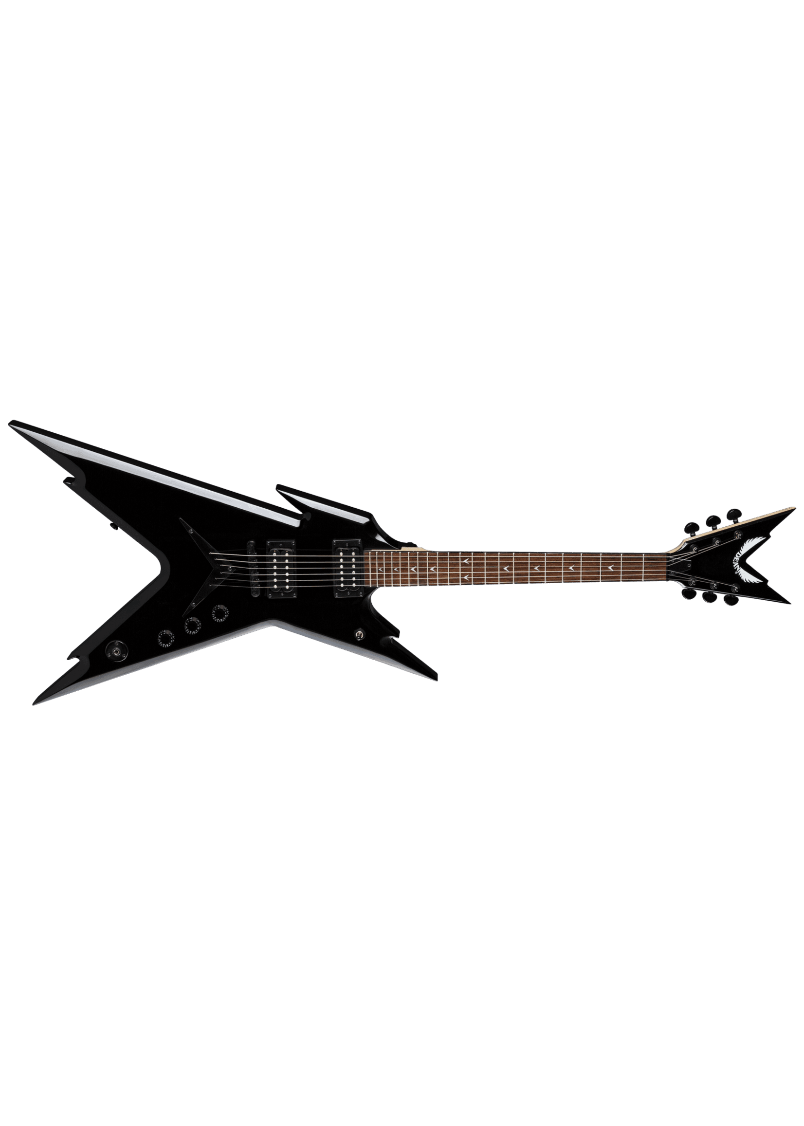 Dean Dean RZX CBK Razorback X Electric Guitar, Classic Black