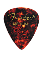 Fender Fender 1980351800 351 Classic Celluloid Guitar Picks Tortoise Shell, 351 Shape, Medium (12pack)