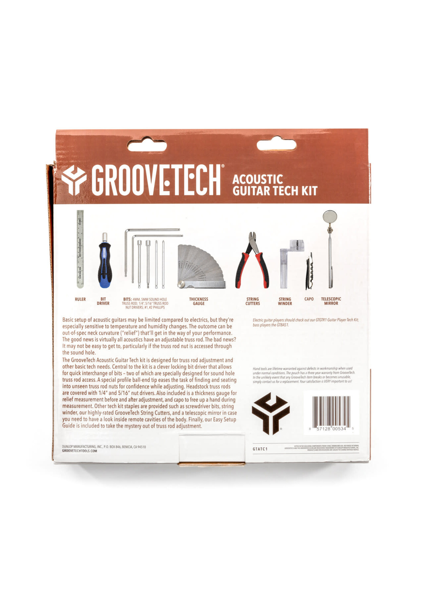 Dunlop Dunlop GTATC1 Groovetech Acoustic Tech Kit