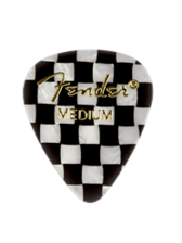 Fender 1980351302 Wavy Checkerboard 351 Medium Guitar Picks