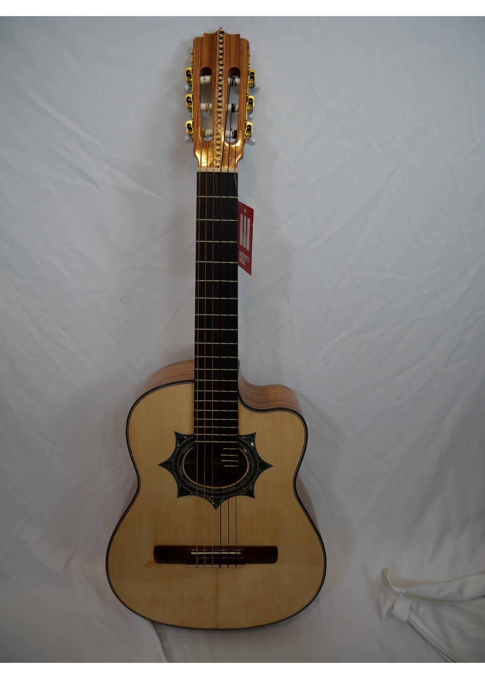 Gamboa Gamboa RPE003PE Requinto Spruce Top w/Electronics and Case