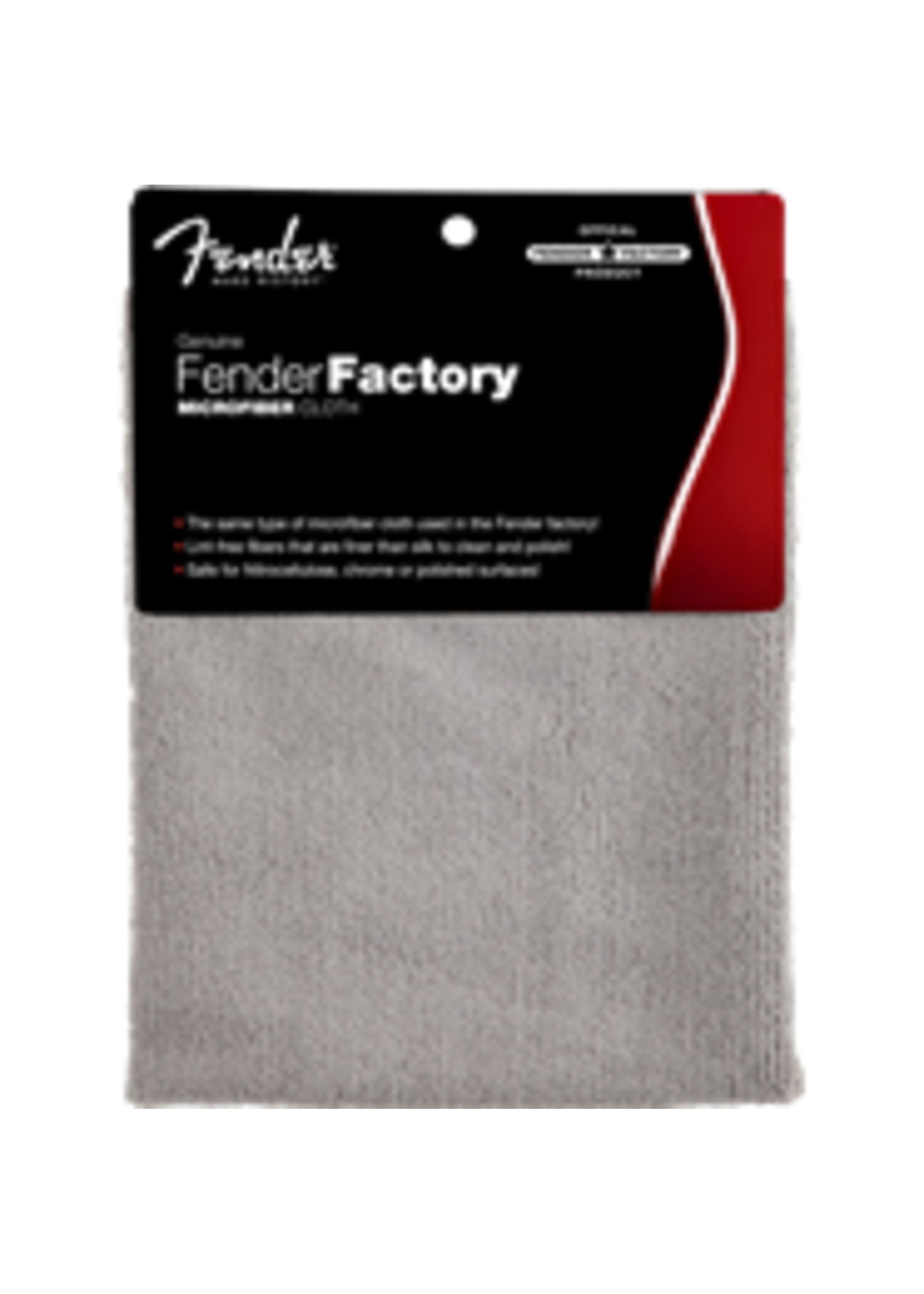 Fender Fender 0990523000 Factory Microfiber Cloth, Gray