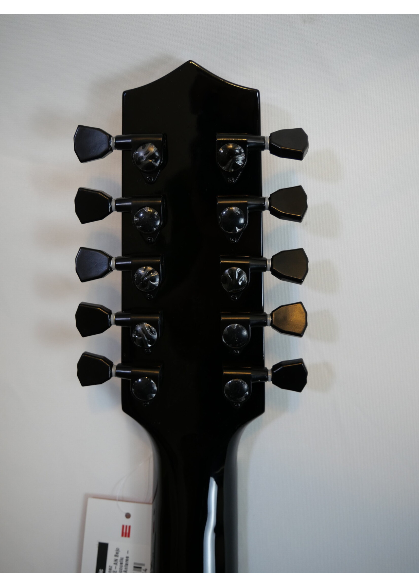 H. Jimenez H. Jimenez LBQ1GXE-AN Bajo Quinto Acoustic Electric, Antares - Red Sparkle w/HS case