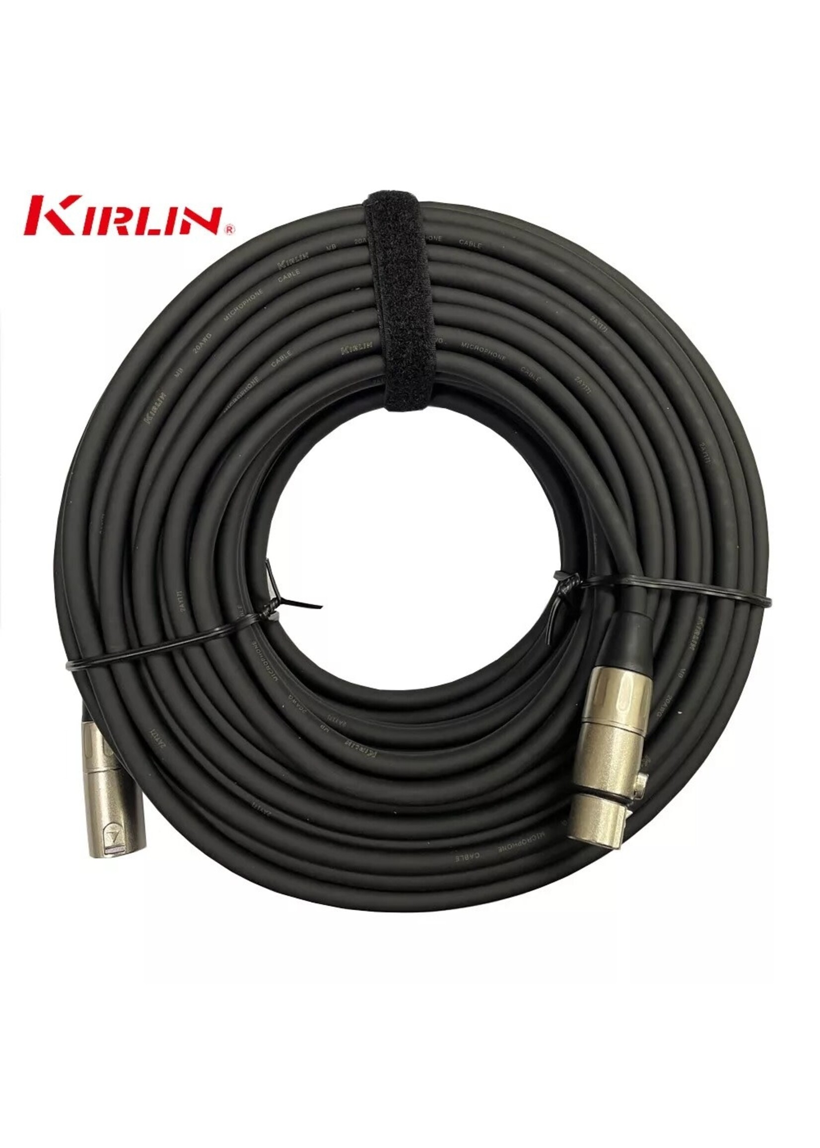 Kirlin Kirlin MP-280-100/BK XLR to XLR Mic Cable, Black 100FT.