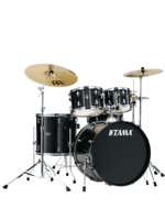 Tama Tama IE52CHBK Imperialstar 5-Piece Kit/Hardware, Meinl HCS Cymbals, Hairline Black