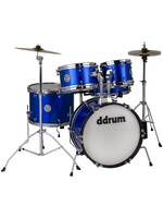 DDrum DDRUM D1 516 CB D1 Junior Complete Drum Kit with Throne, Cobalt Blue