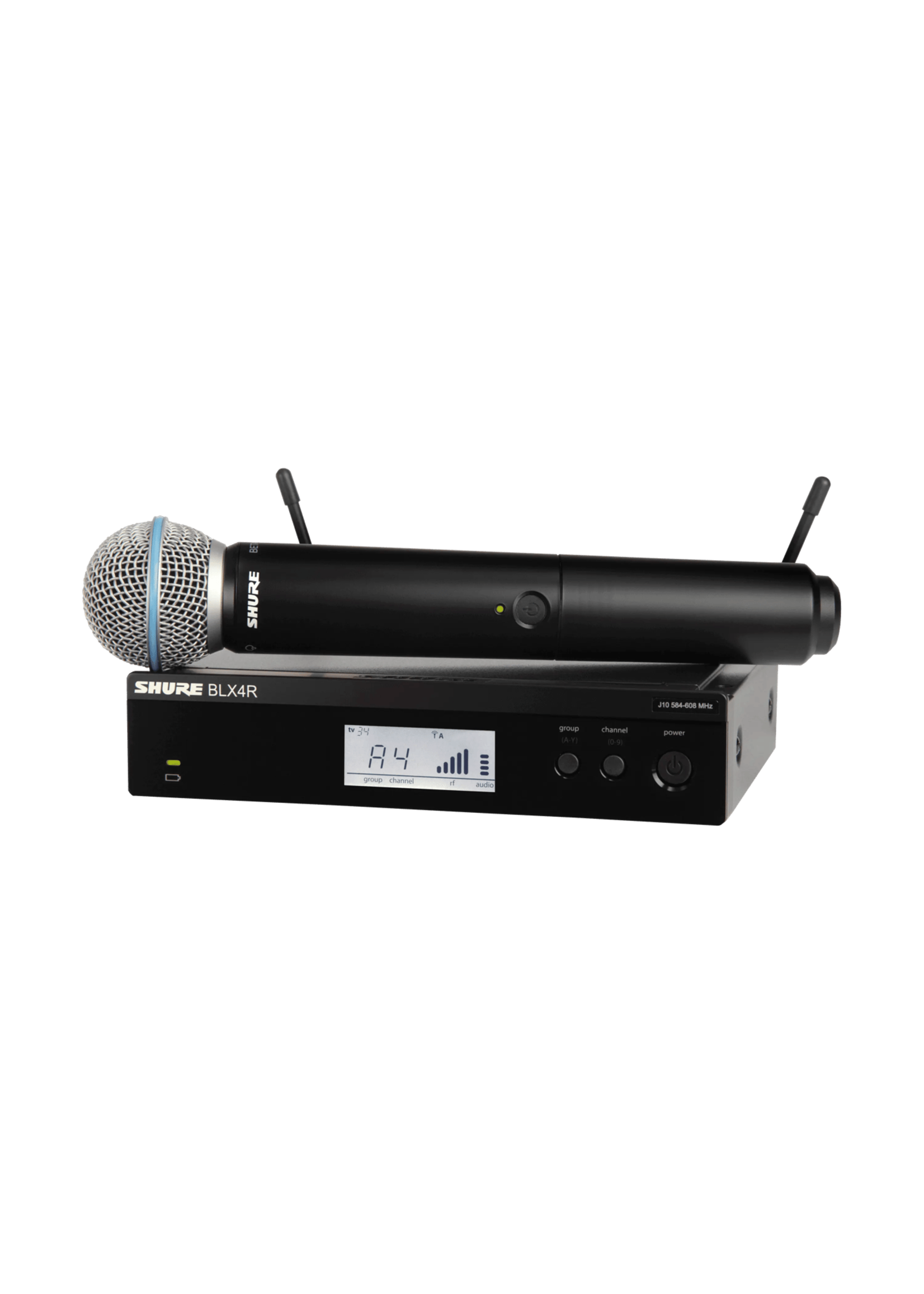 Shure Shure BLX24R/B58-H10 Wireless Handheld Microphone System, H10