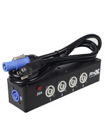 ProX ProX X-PWC X4 Box  Power Center 5 WAY AC Outlet Box powerCON Compatible Splitter 20A