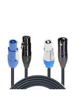 ProX ProX XC-PWC14-DMX05 5FT Jumper Powercon® and XLR Link Cable