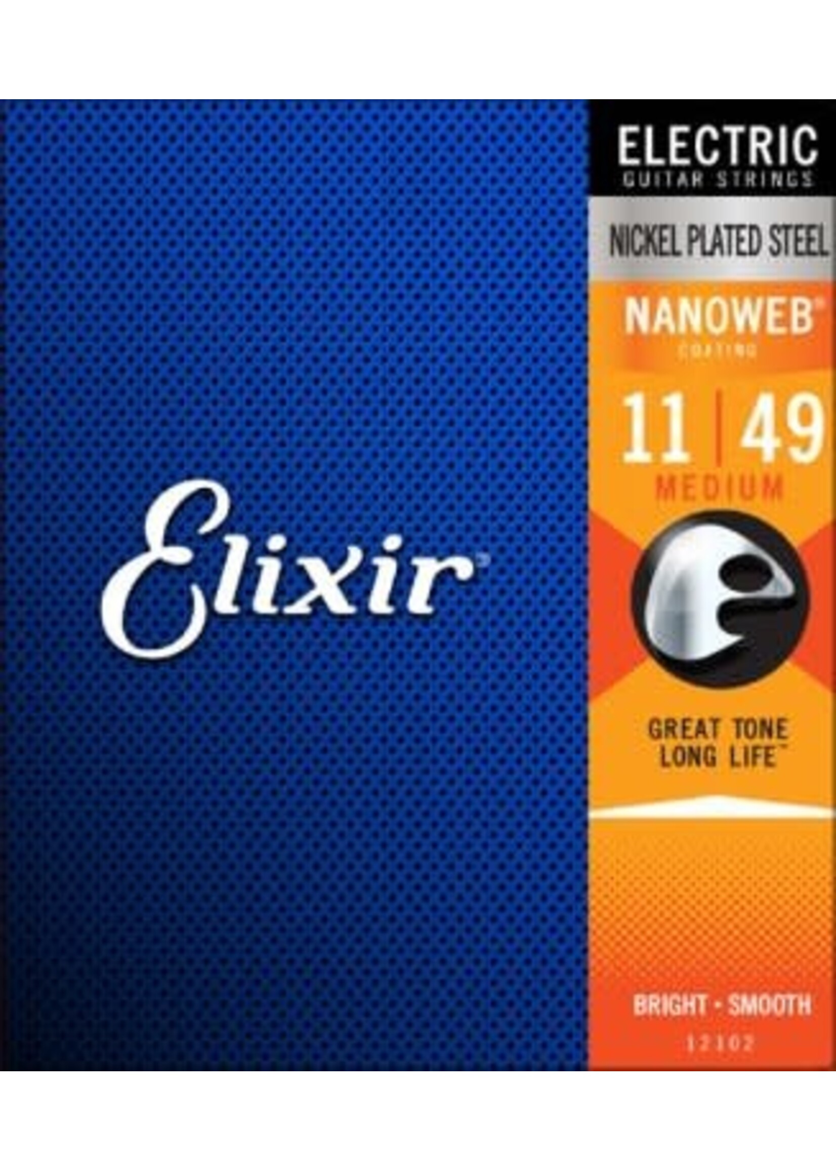 Elixir Elixir 12102 Nanoweb Medium Electric Guitar Strings