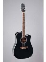 Takamine Takamine GD34CE BLK Dreadnought Acoustic-Electric Guitar, Solid Spruce Top, Black