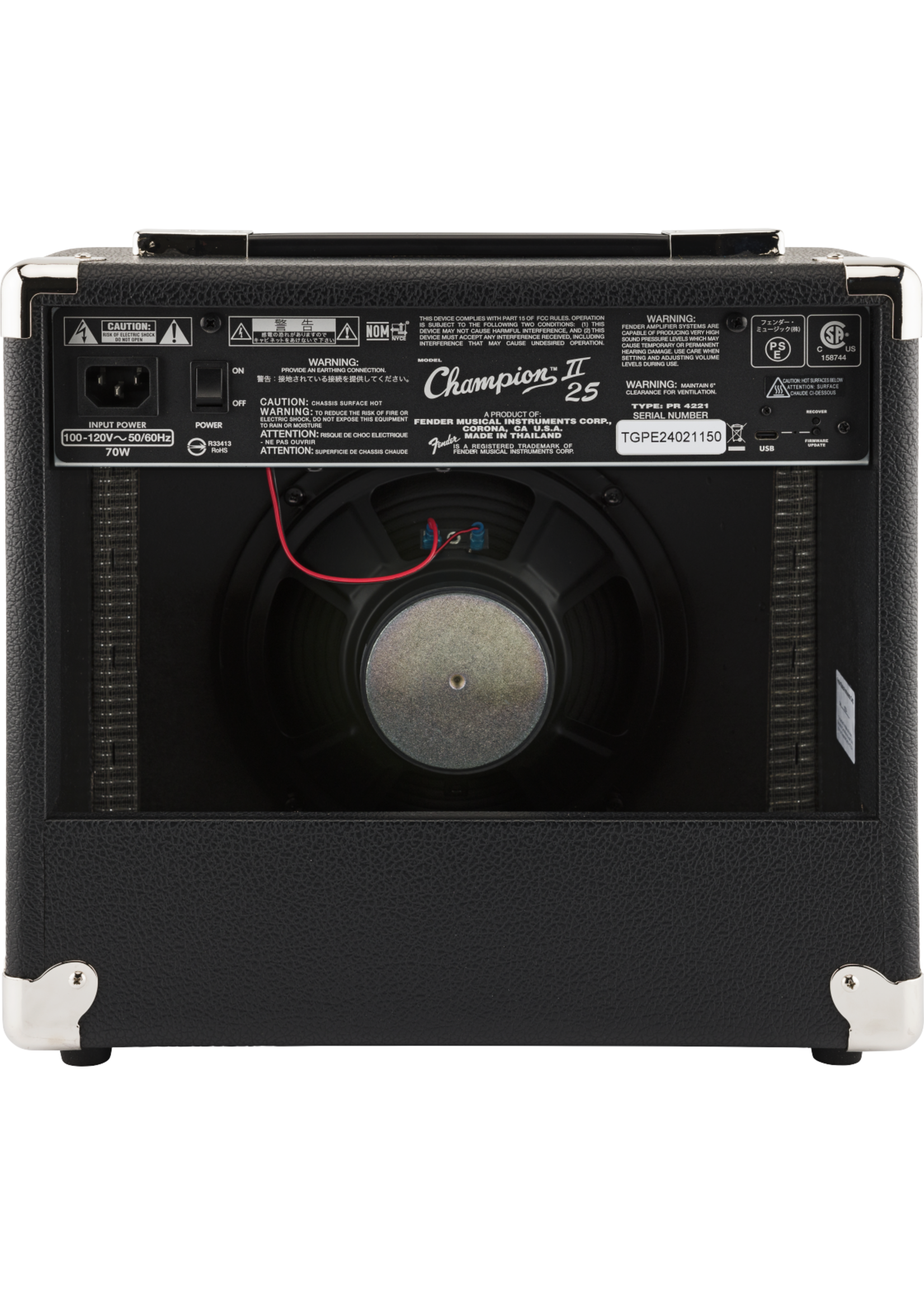 Fender Fender 2330700000 Champion II 25-watt Combo Amplifier