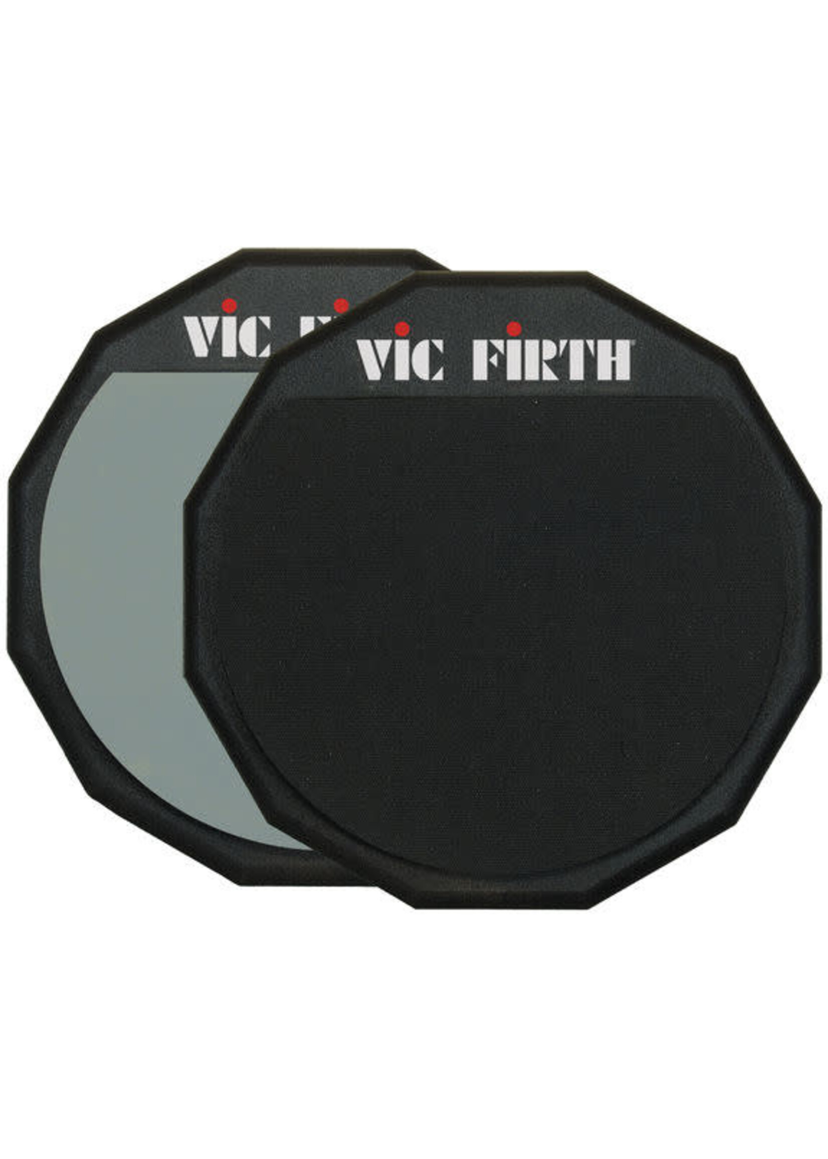Vic Firth Vic Firth PAD12D Double Sided Practice Pad, 12”