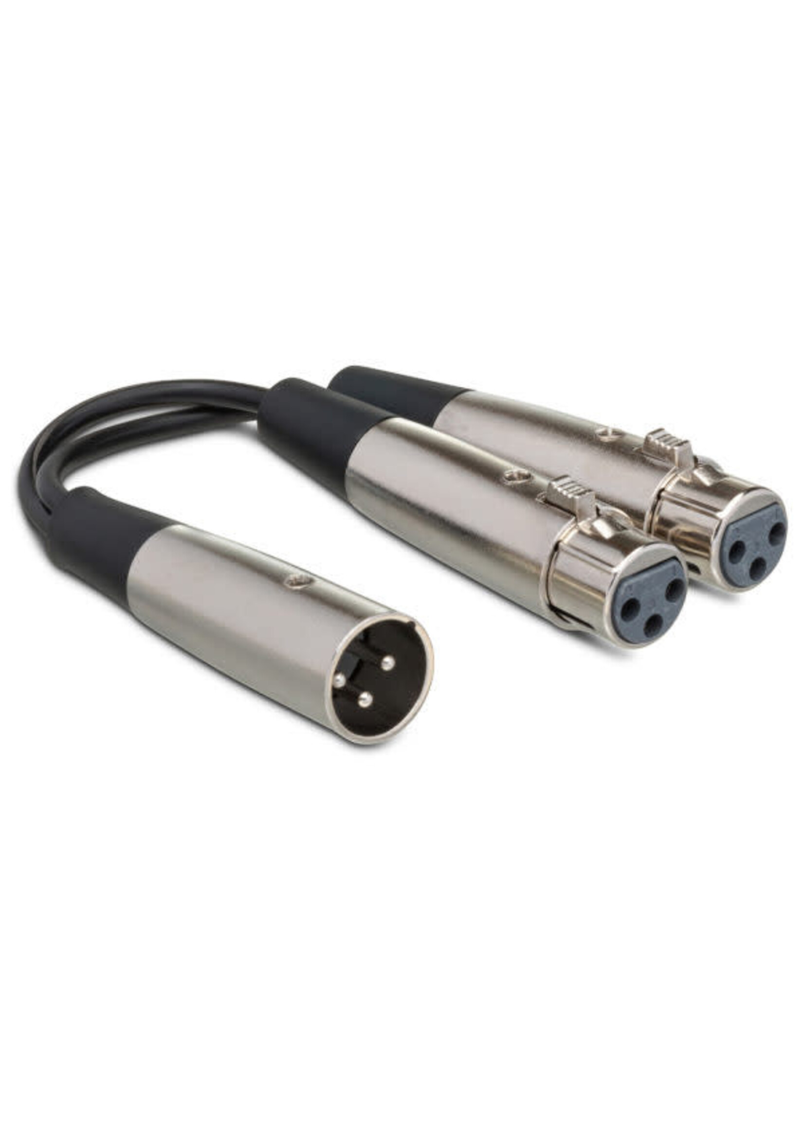 Hosa Hosa YXF-119 Y Cable, XLR3M to Dual XLR3F, 6 in