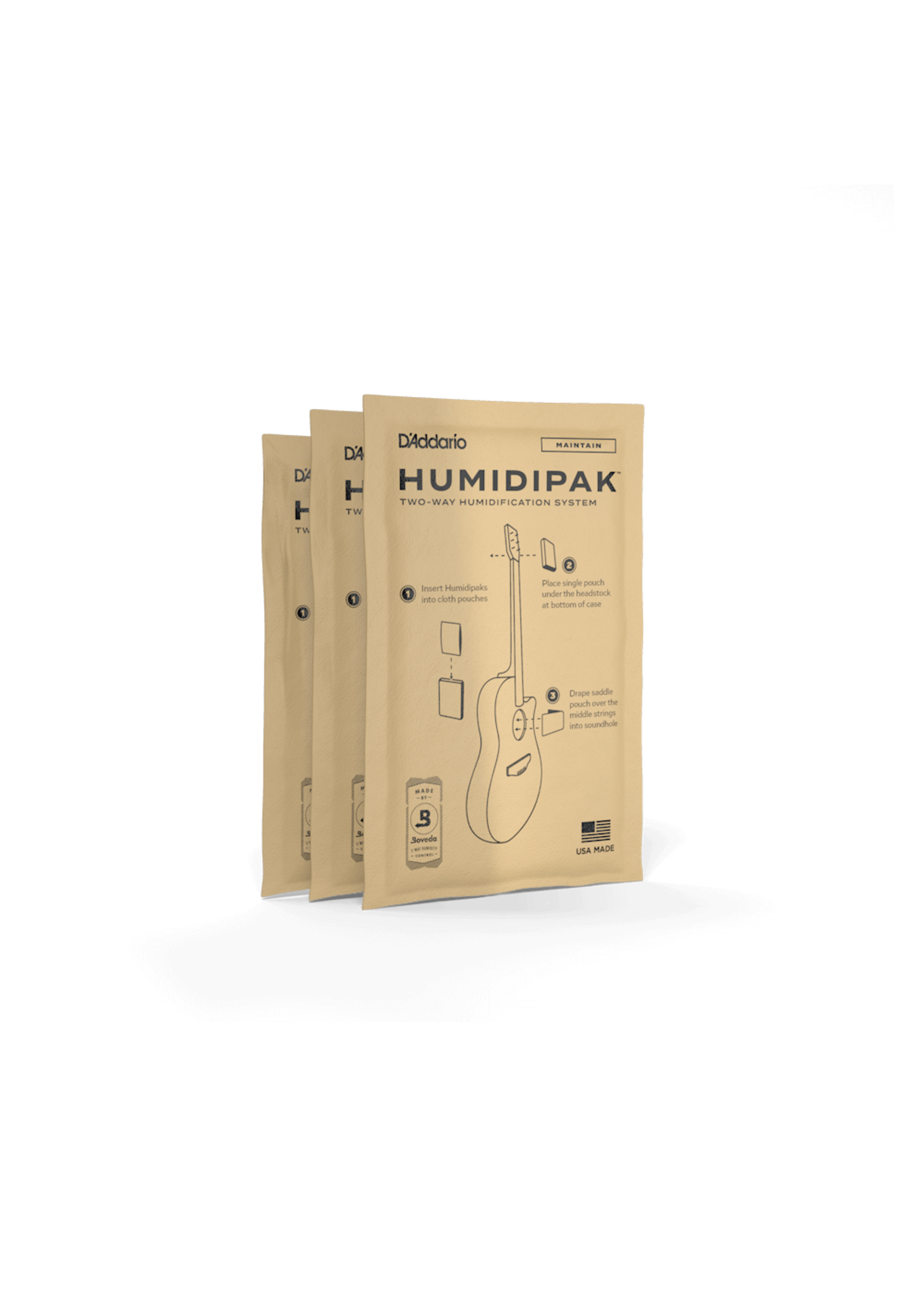 D'Addario D'Addario PW-HPRP-03 Humidipak System Replacement Pak