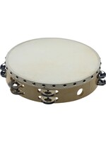 Stagg Stagg STA-1210 10" Pretuned Tambourine 2 Rows of Jingles, Wood