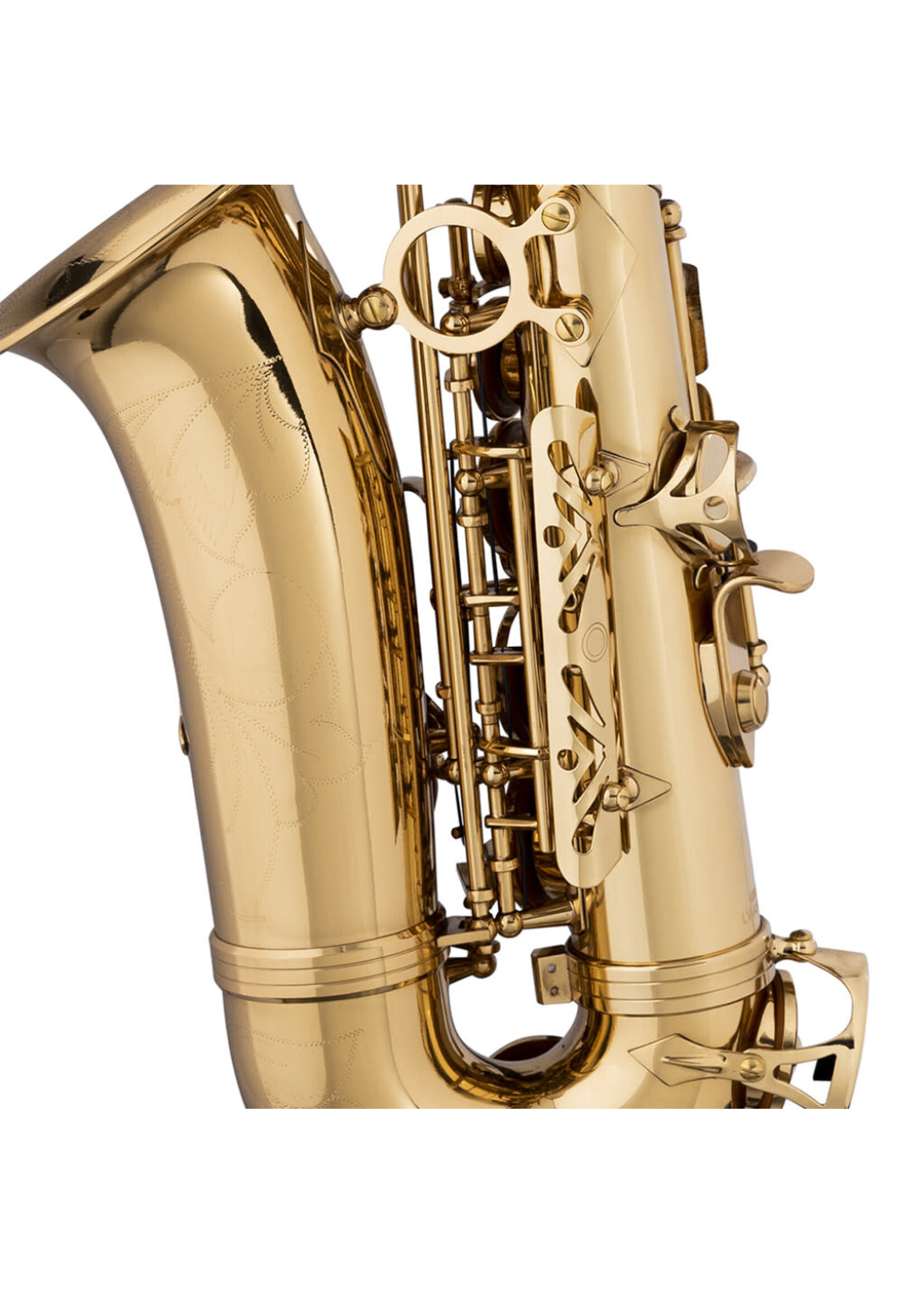 Stagg Stagg LV-AS4105 Eb Alto Saxophone, Hand-Engraved Bell, with Soft Case