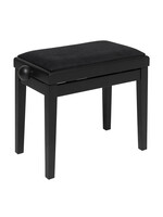 Stagg Stagg PB06 BKM VBK Matt Black Piano Bench with Black Velvet Top