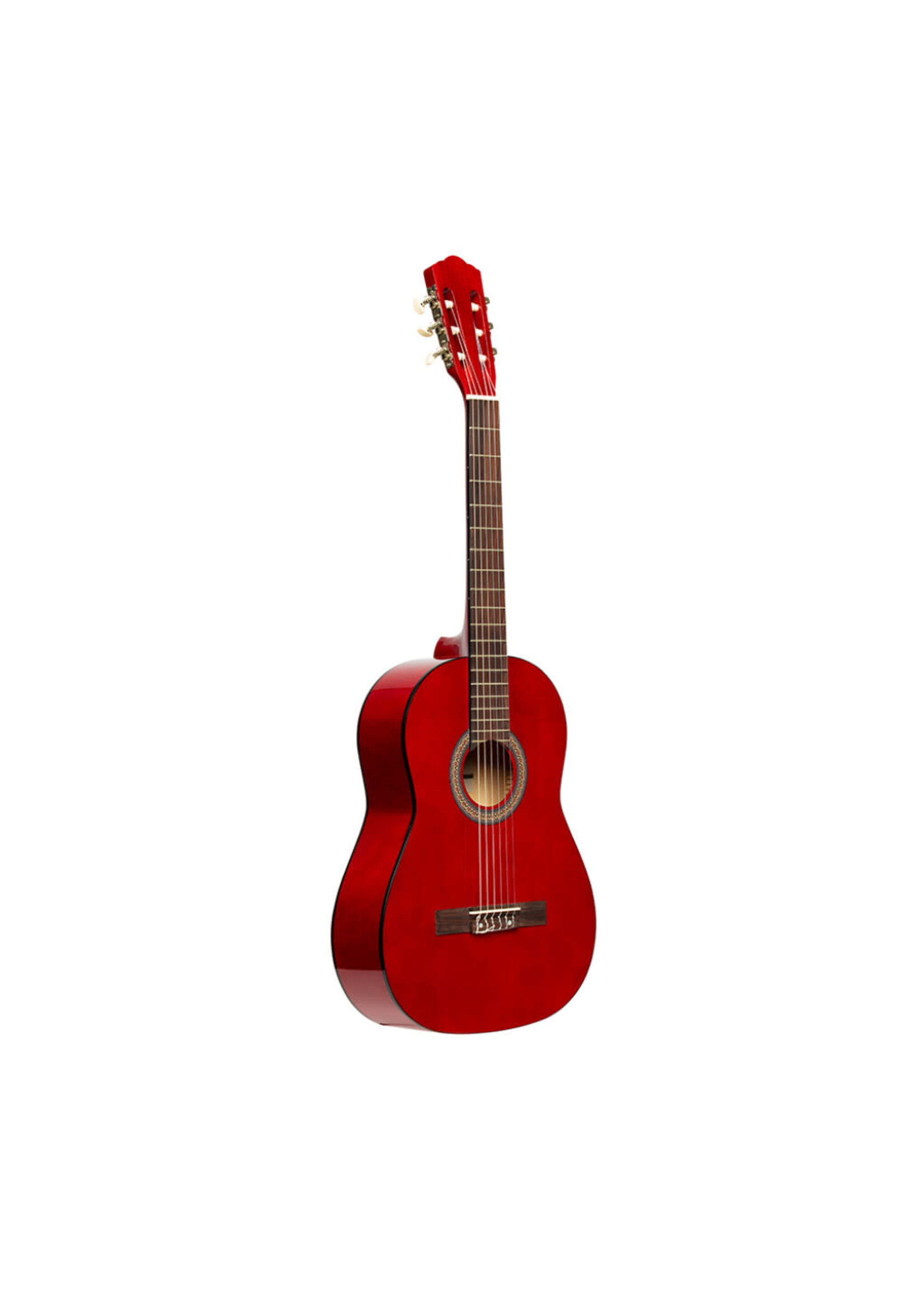 Stagg Stagg SCL50 3/4-RED 3/4 Classical Guitar with Linden Top, Red