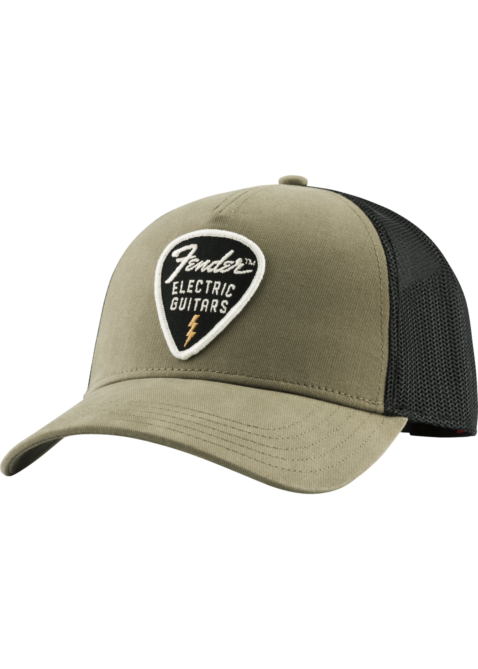 Fender Fender 9122421200 Snap Back Pick Patch Hat, Olive