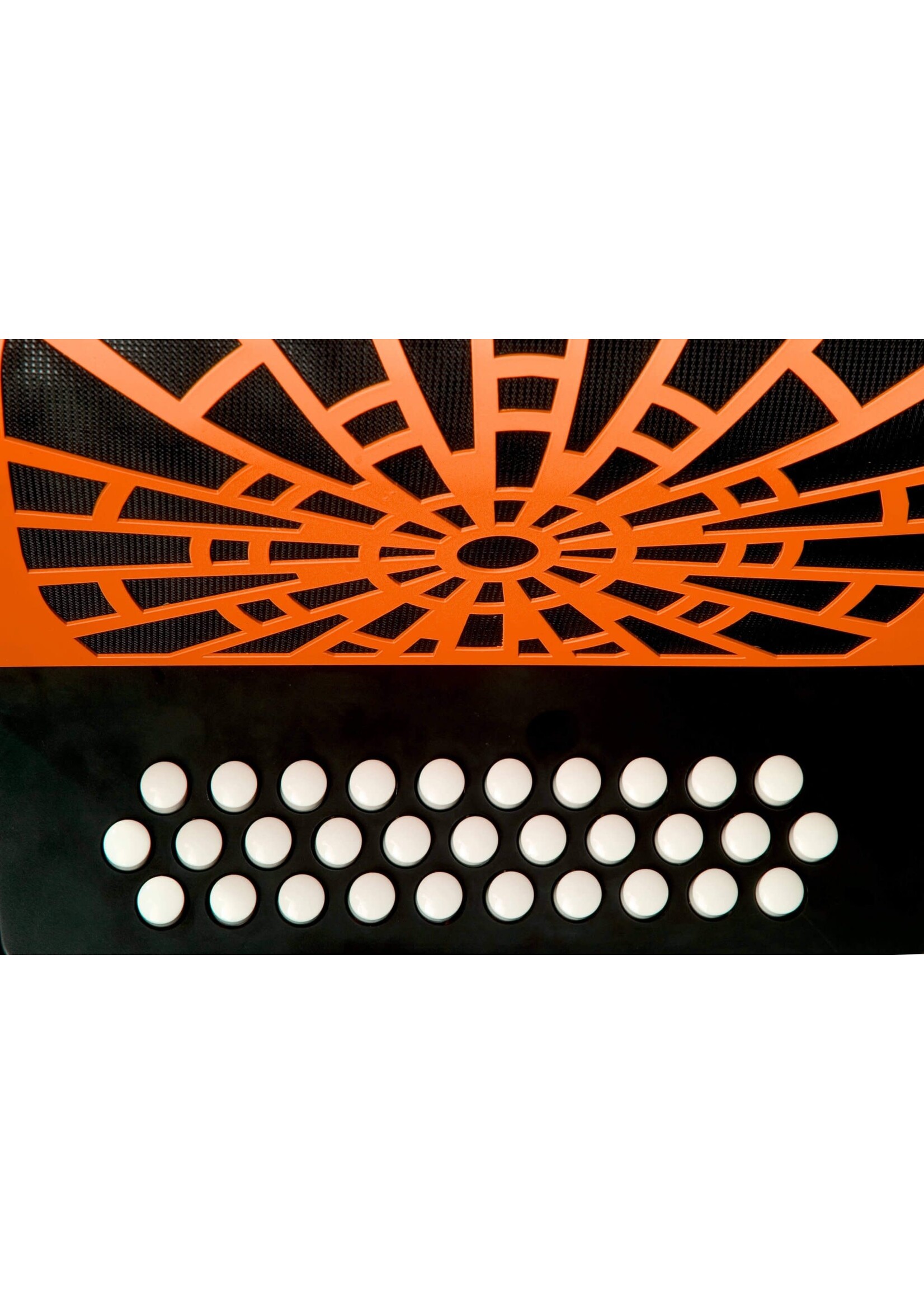 Hohner Hohner COGO-N Compadre GCF, Orange w/ Silver Grille