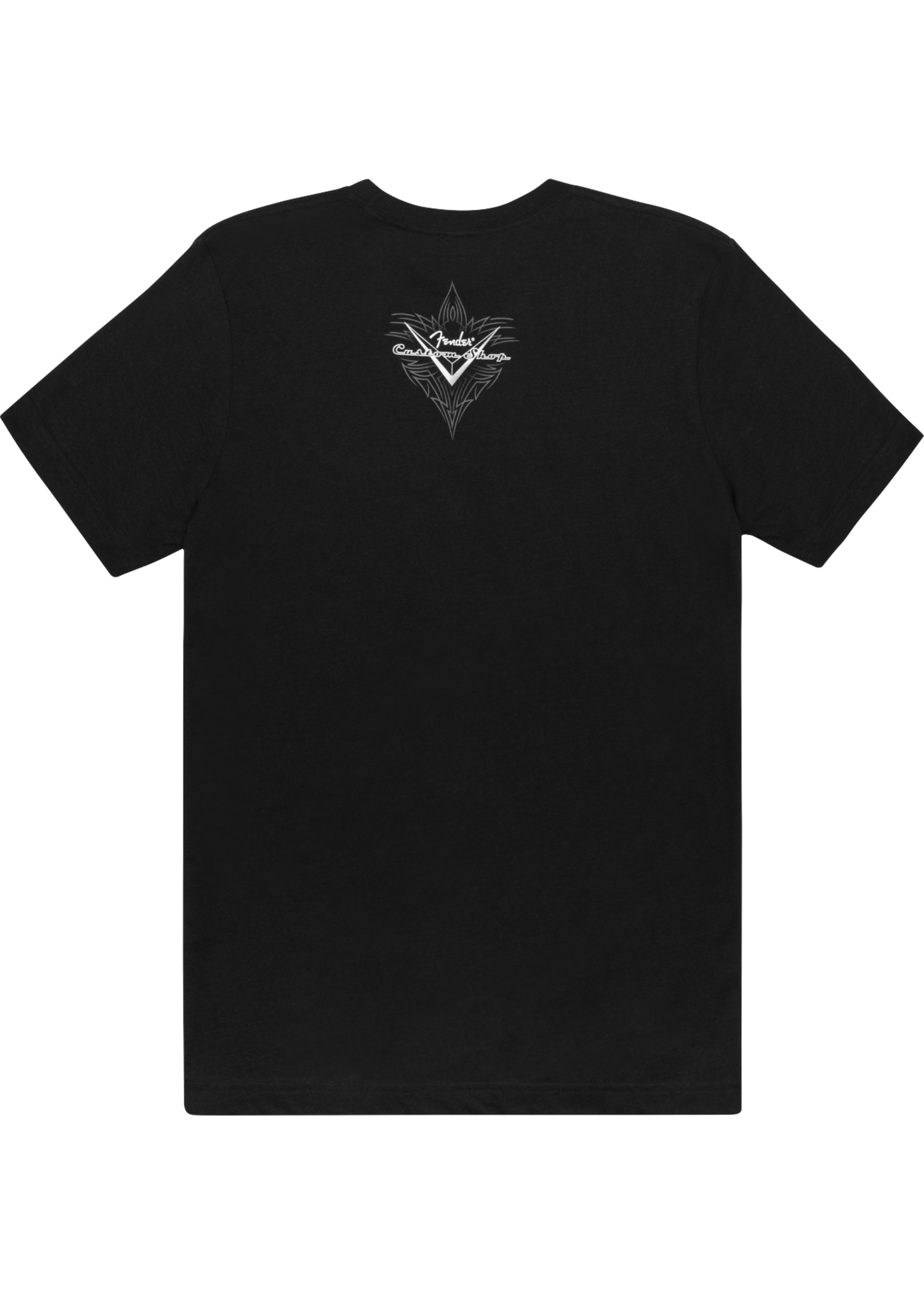 Fender Fender 9191359606 Custom Shop Pinstripe T-Shirt, Black, X Large