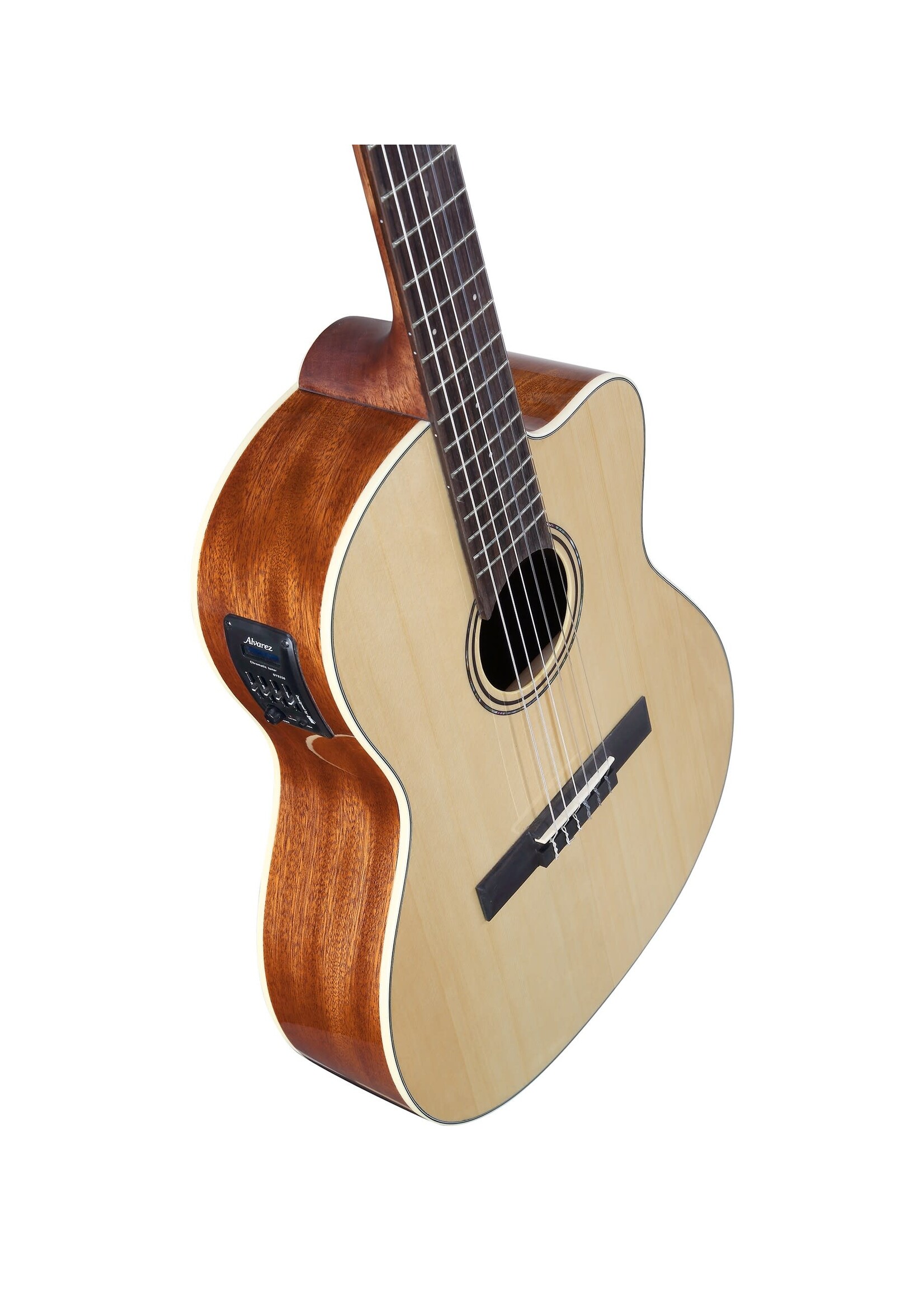 Alvarez Alvarez RC26HCE Regent 26 Series Classical Hybrid A/E, Natural Gloss Finish w/Deluxe Gigbag