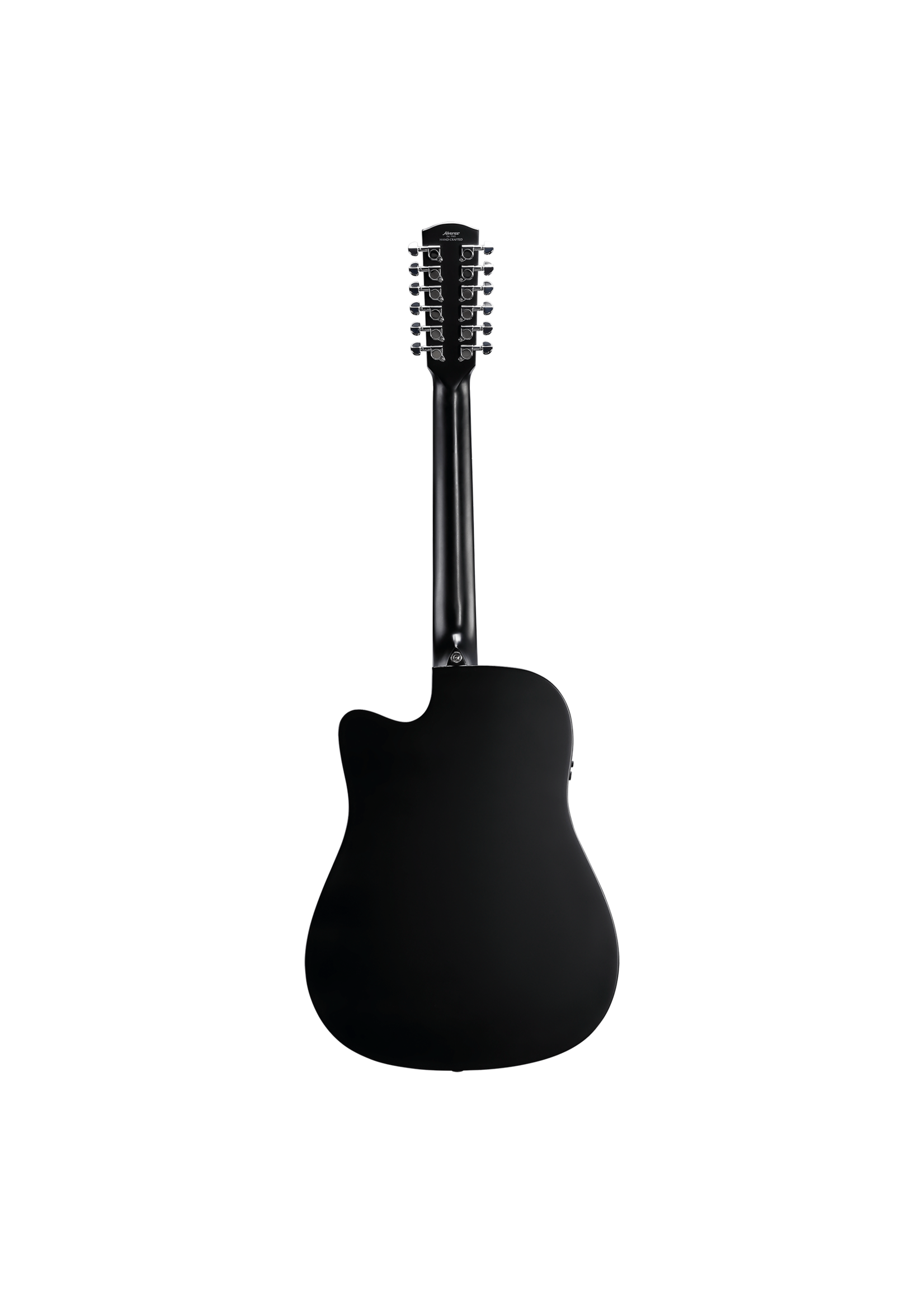 Alvarez Alvarez AD60ce 12-String Black Artist Dreadnought Acoustic Electric Guitar 12-String w/Cutaway