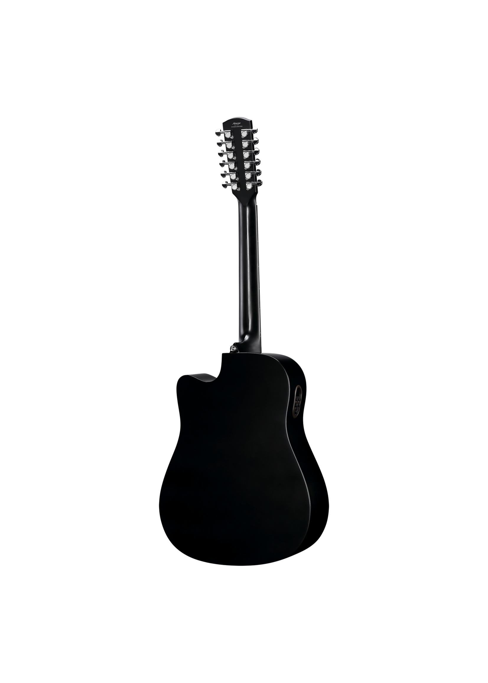 Alvarez Alvarez AD60ce 12-String Black Artist Dreadnought Acoustic Electric Guitar 12-String w/Cutaway