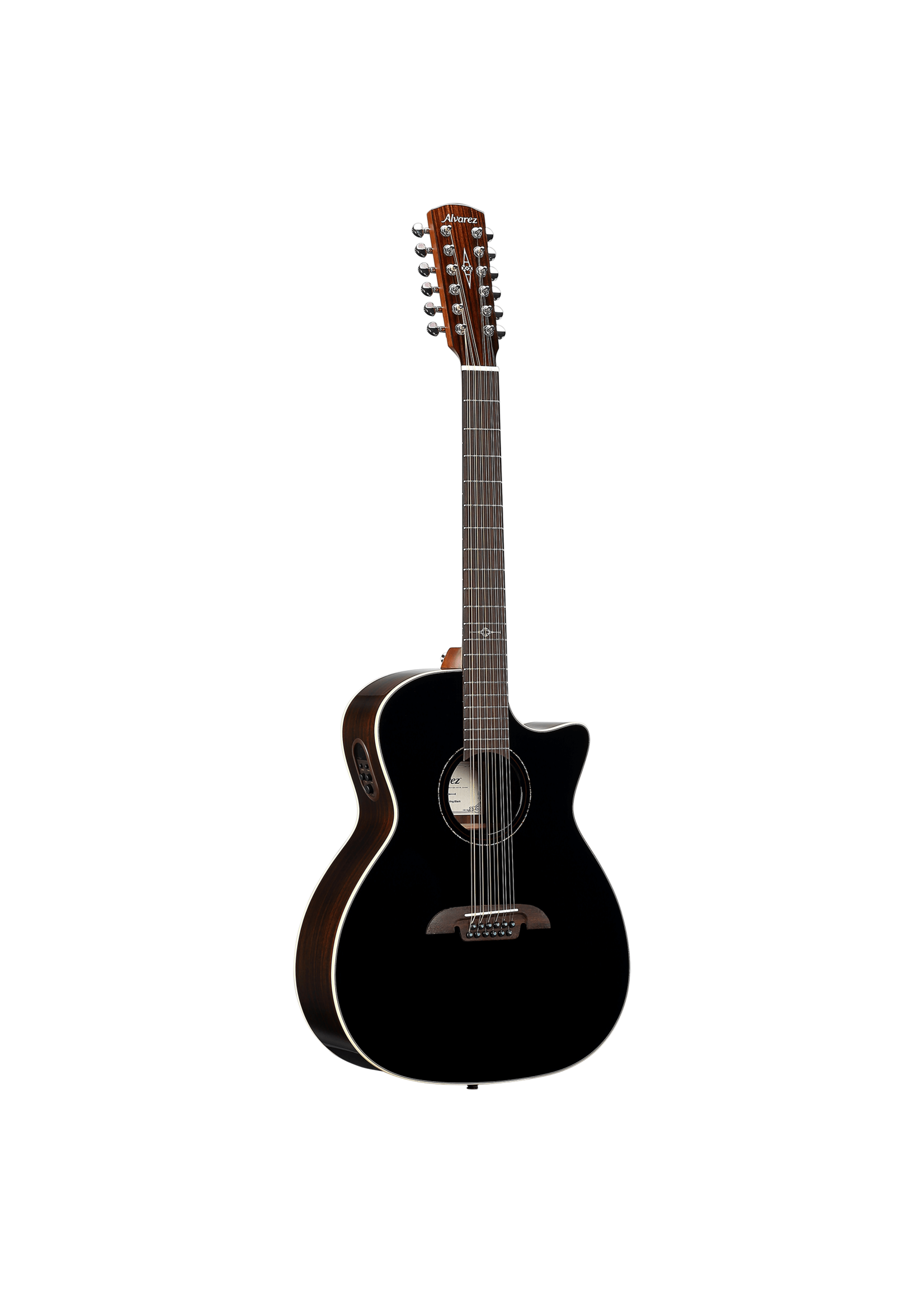 Alvarez Alvarez AG70ce 12 Artist Grand Auditorium Acoustic-Electric Guitar - Black